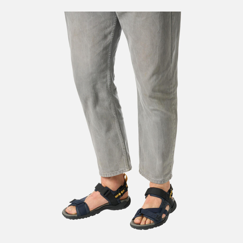 Sandales Homme U TERRENO + GRIP Bleu Marine 3/7