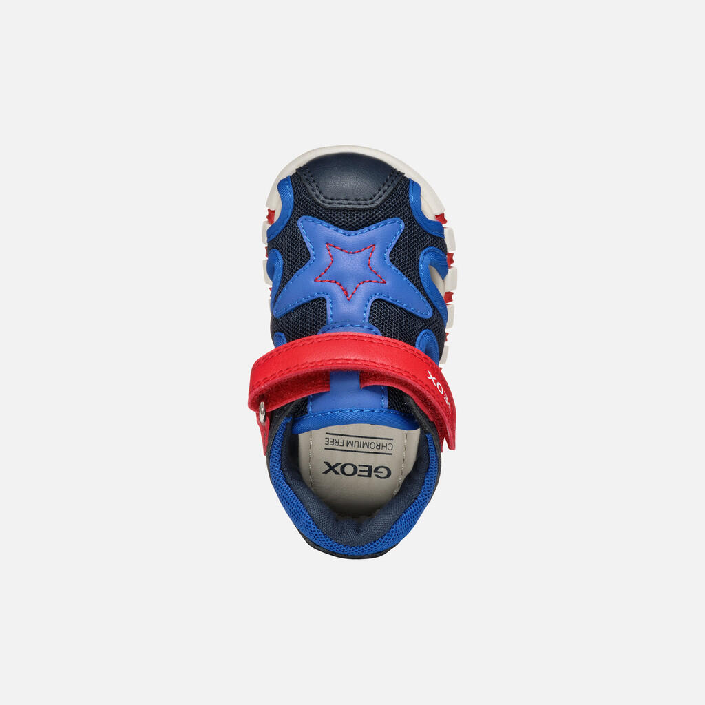 Premiers Pas Bébé Garçon B SANDAL IUPIDOO BOY Bleu Marine/Bleu Roi 7/7