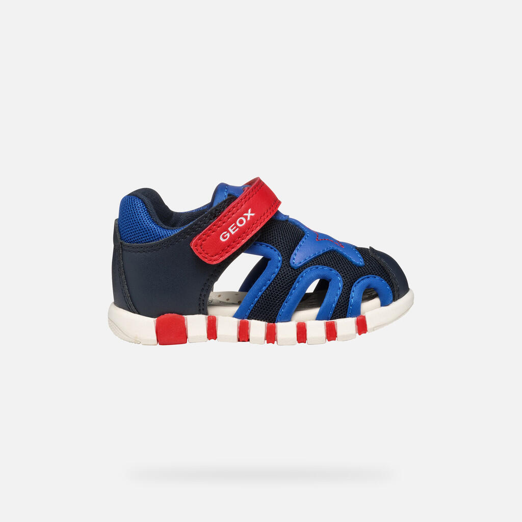 Premiers Pas Bébé Garçon B SANDAL IUPIDOO BOY Bleu Marine/Bleu Roi 2/7