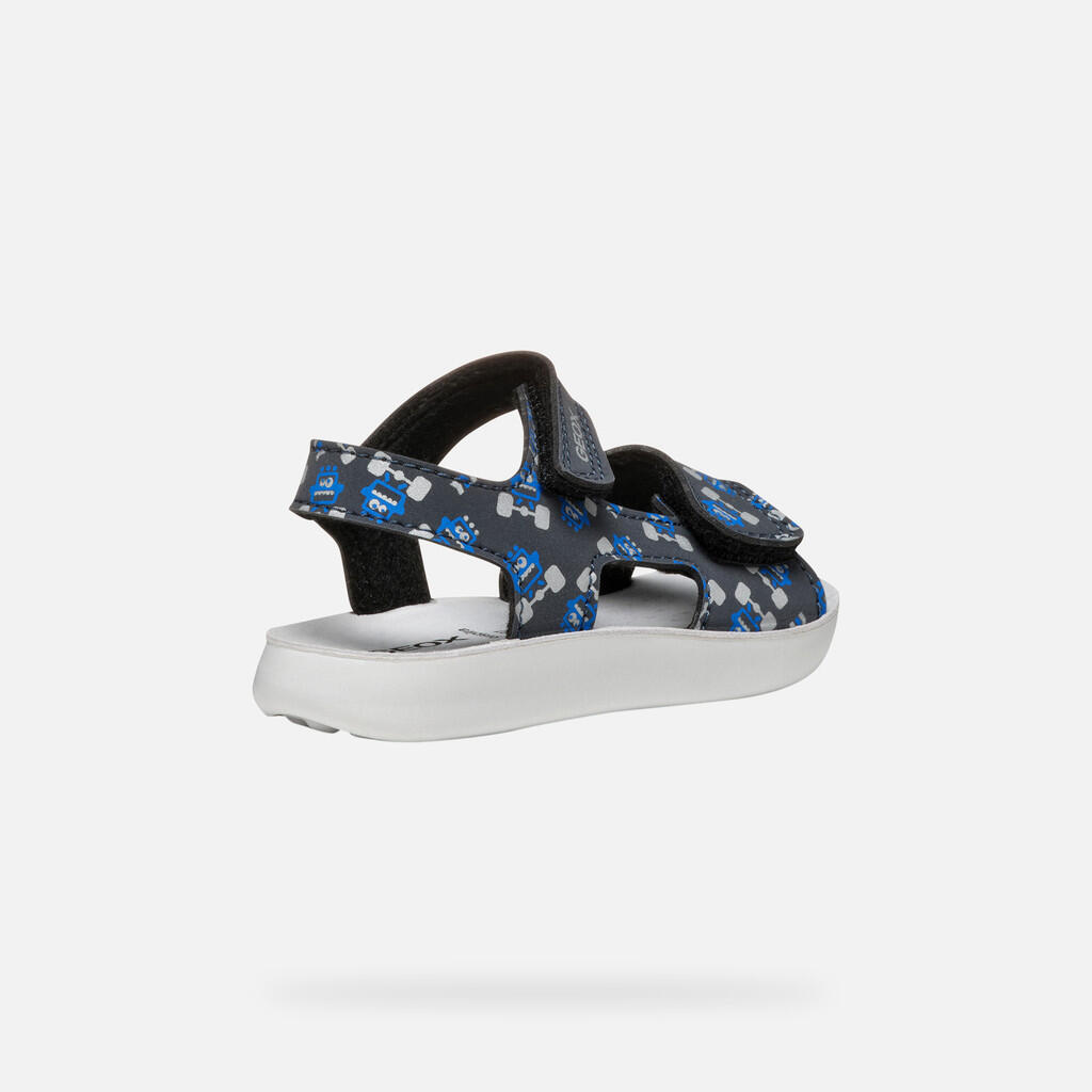 Sandales Bébé Garçon B SANDAL LIGHTFLOPPY BOY Bleu Marine/Bleu Roi 6/7