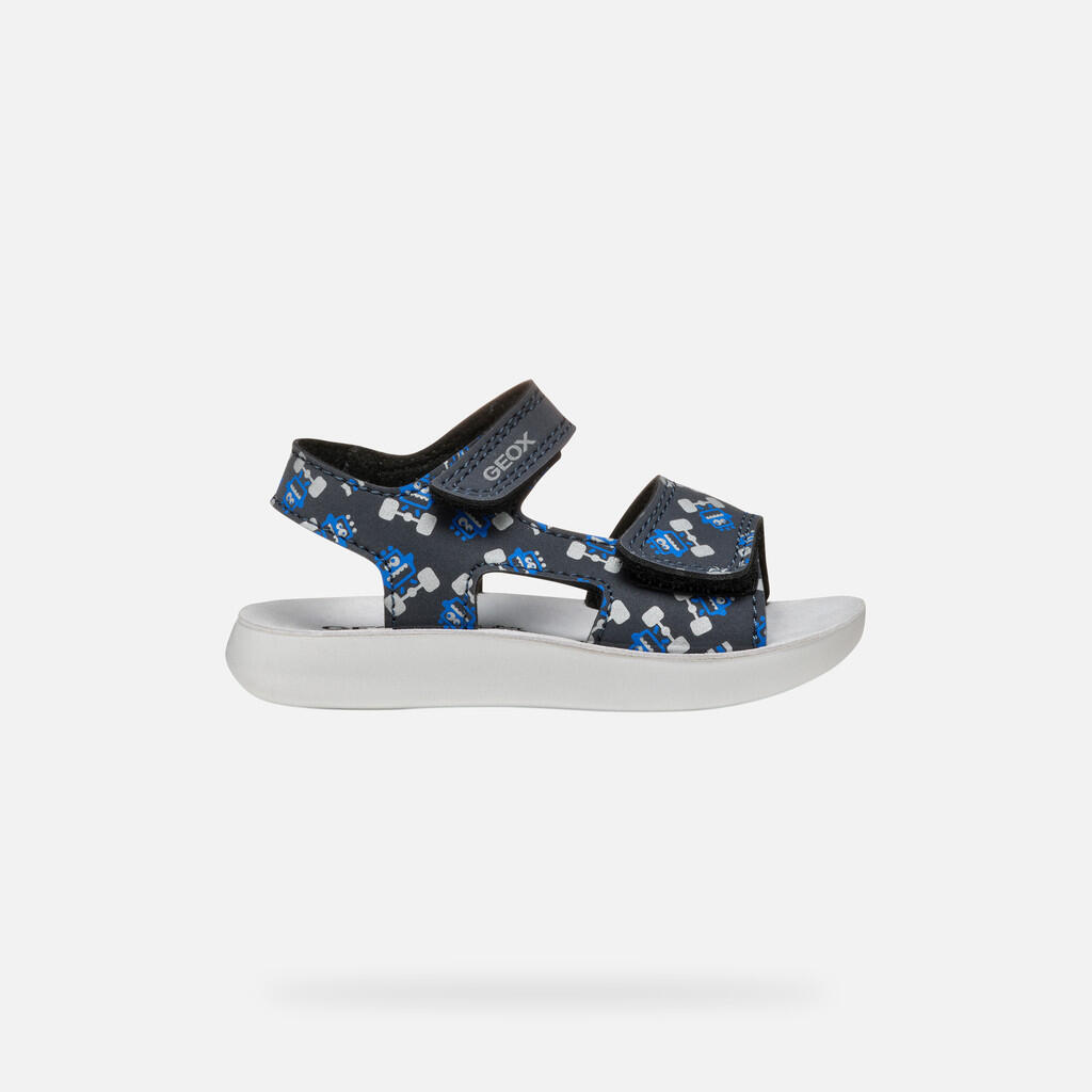 Sandales Bébé Garçon B SANDAL LIGHTFLOPPY BOY Bleu Marine/Bleu Roi 2/7