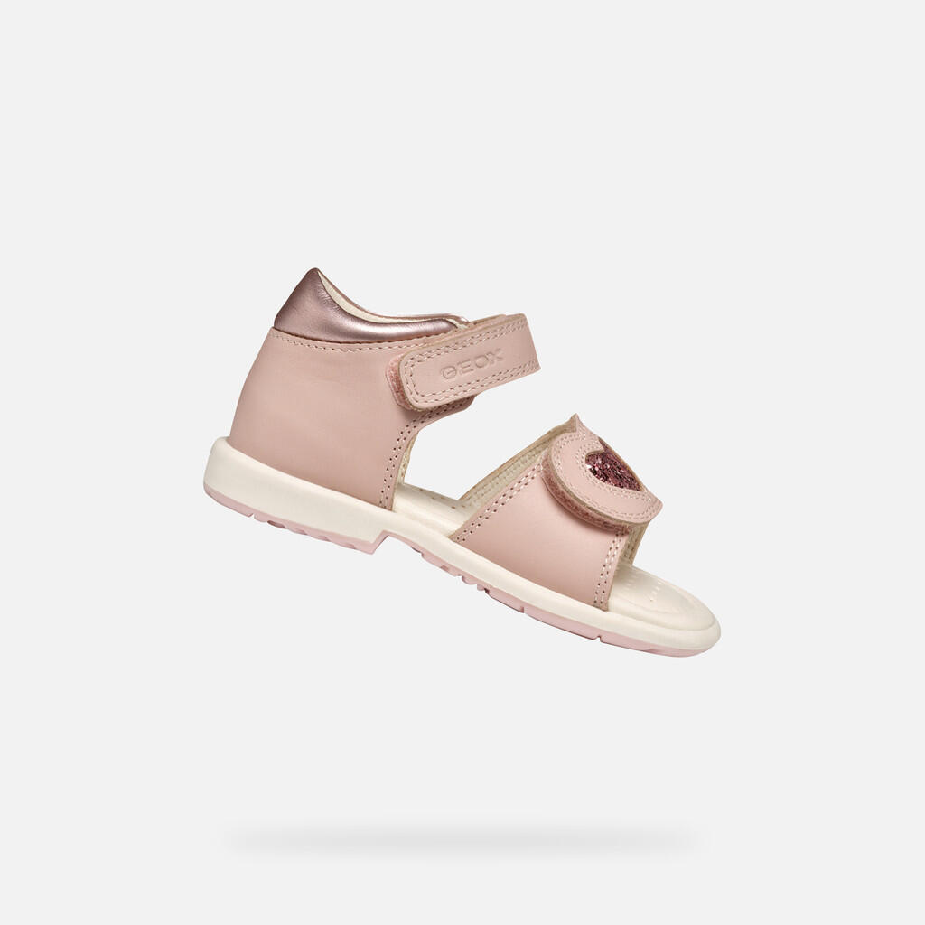 Geox - Sandales Bébé Fille Verred Toddler Girl Rose Clair - Sandales - Rose - 24 - Decathlon