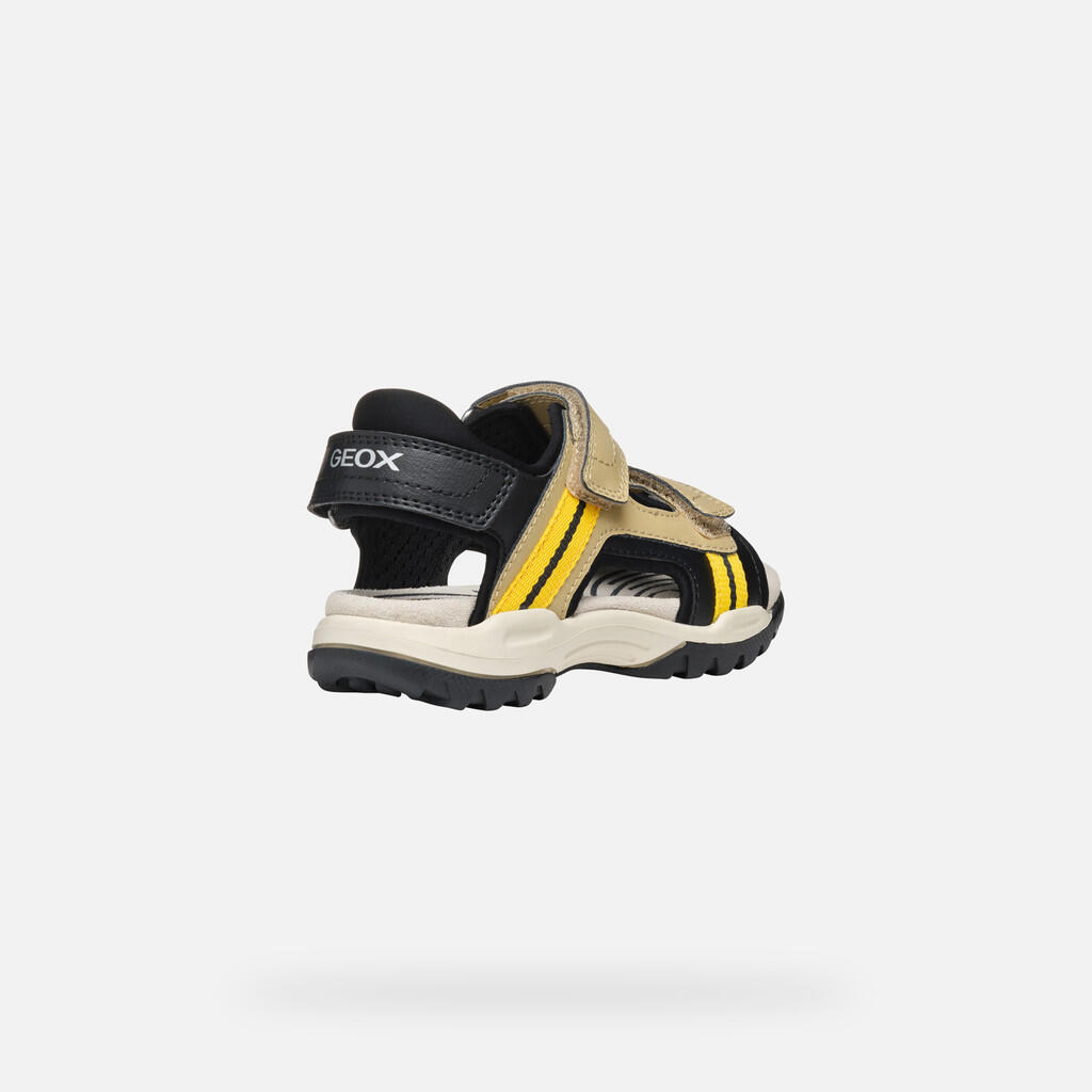 Sandales Garçon BOREALIS BOY Beige/Jaune 6/7