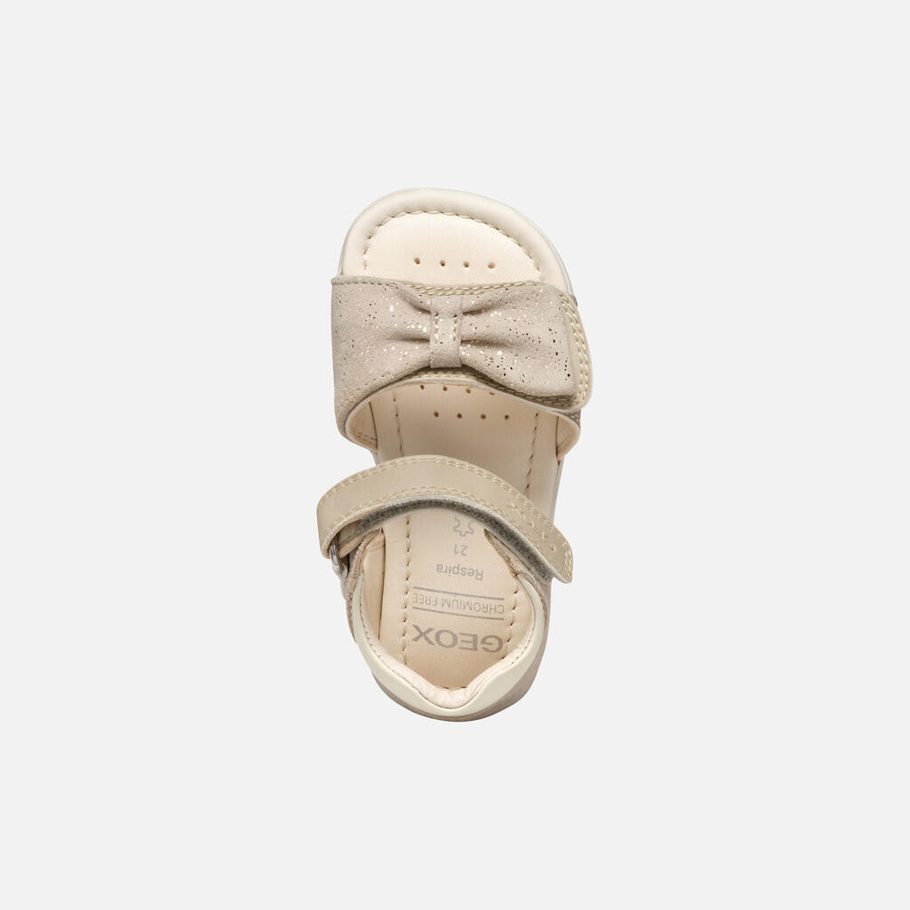 Sandales Bébé Fille B SANDAL ALUL GIRL Beige 7/7