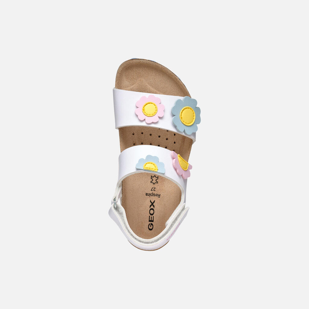Sandali Geox Modello J Adriel Girl Colore Bianco 7/7