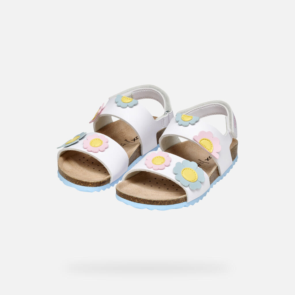 Sandali Geox Modello J Adriel Girl Colore Bianco 3/7