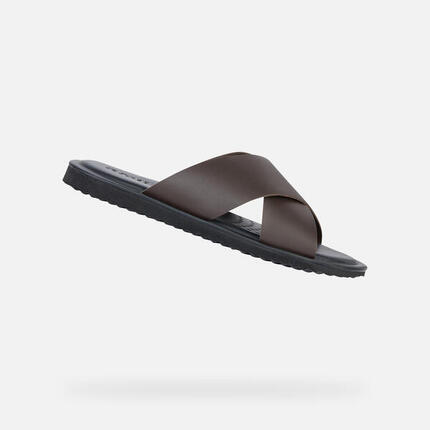 Sandales Homme ERICE MAN Brun Foncé