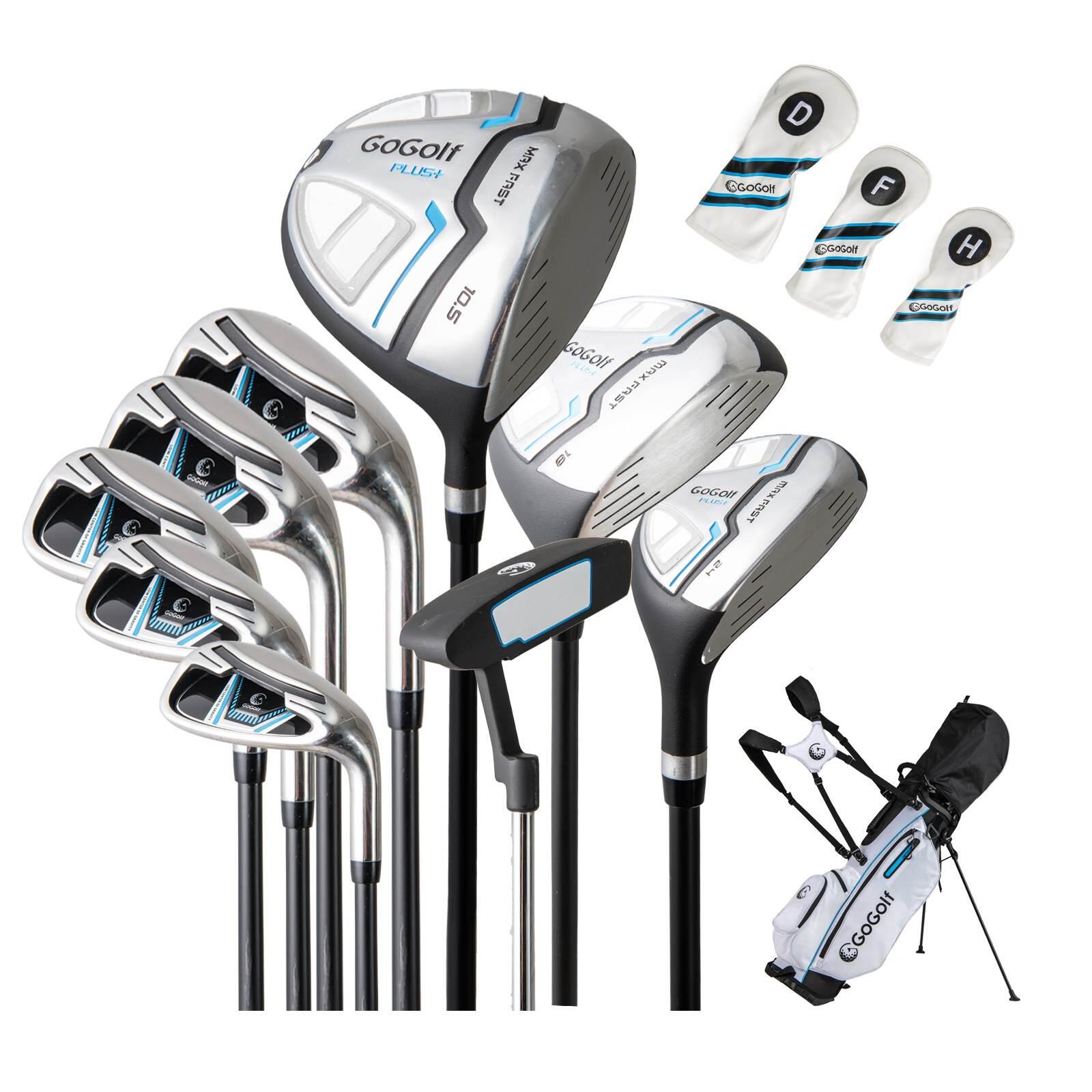 Men's Golf Set 15-Club Complete Set Right Handed with Stand Bag White