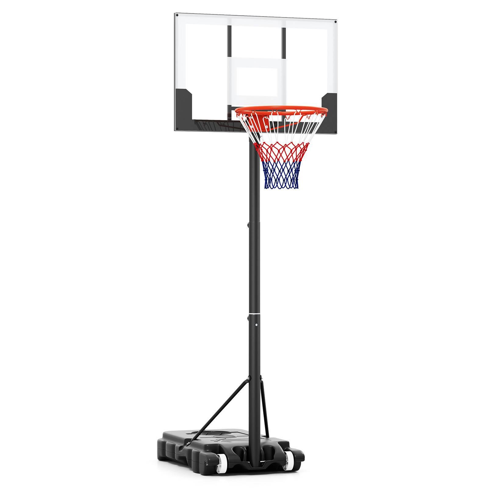 1.4-2.6m Outdoor Basketball Hoop Portable Adjustable Basketball Goal System