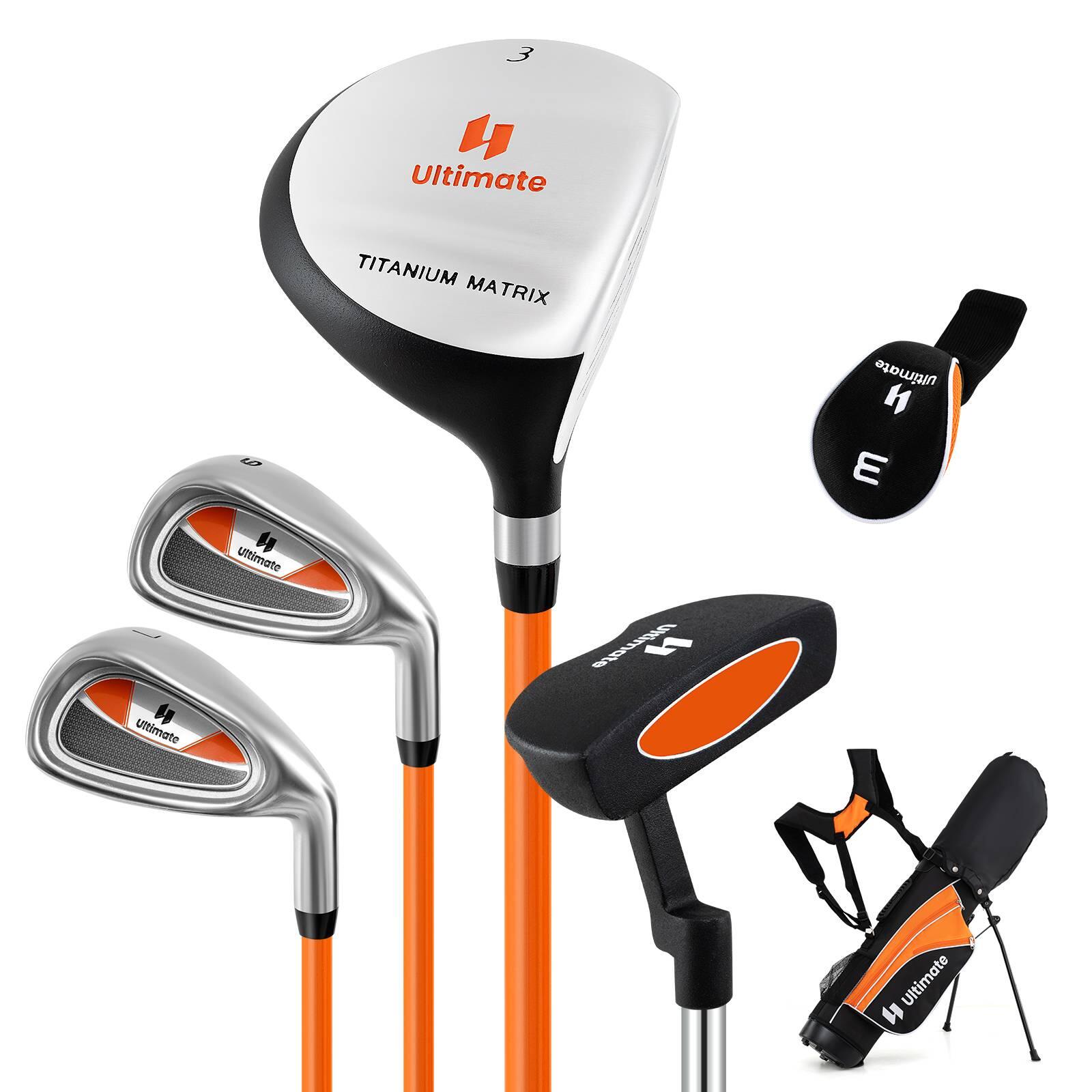 Kids Complete Golf Clubs Set w/Stand Bag 8-10 Years 61x49x72