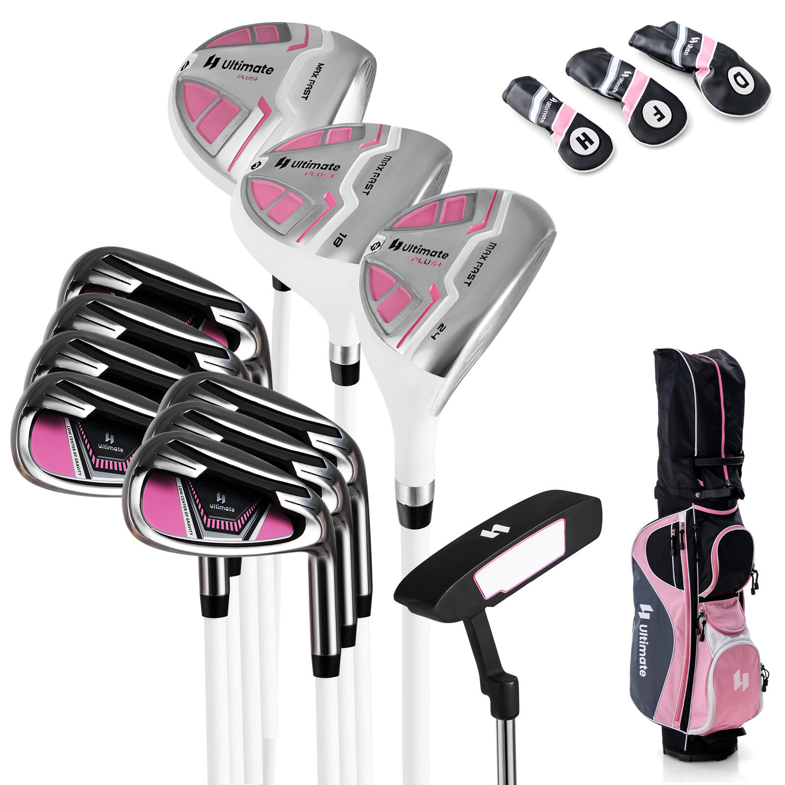 Women’s Complete Golf Club Set Right Handed w/Portable Cart Bag
