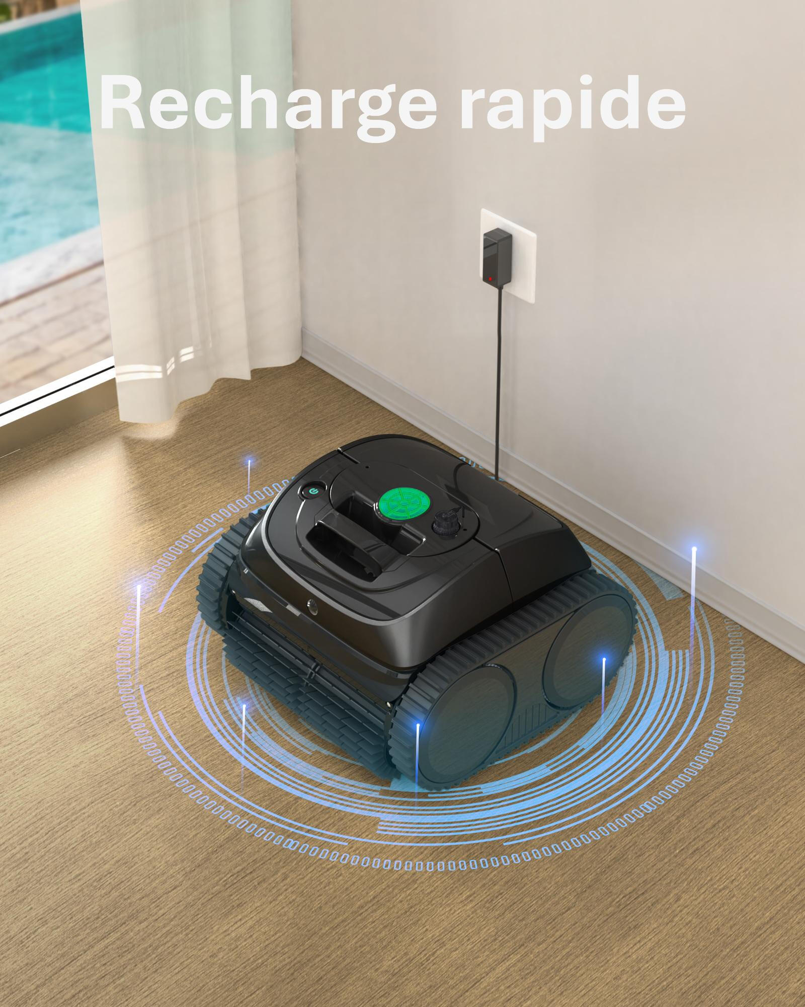 Robot de Piscine Sans Fil Wybot C1 Nettoyage Automatique du Fond, des Parois 4/6