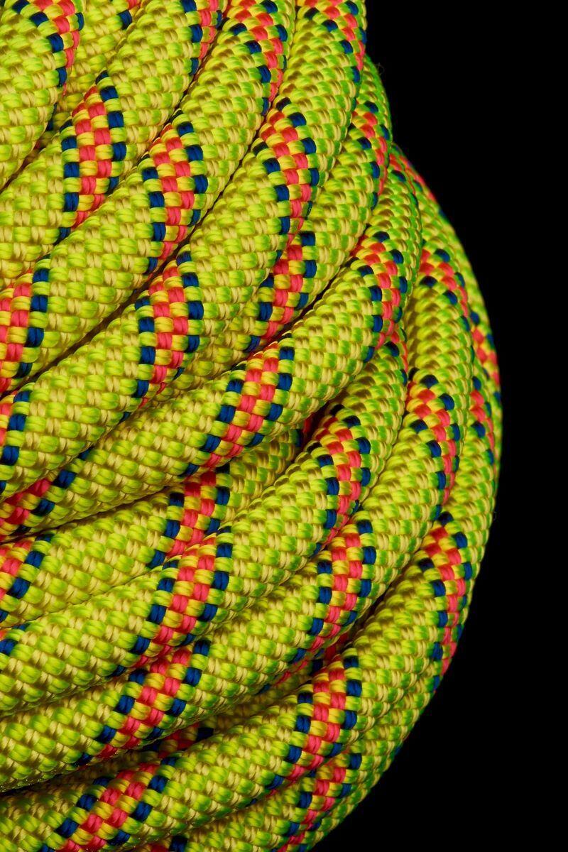 Cuerda simple Beal Karma 9,8 mm 50 m amarilla ligera 61 g/m norma EN892 6/6