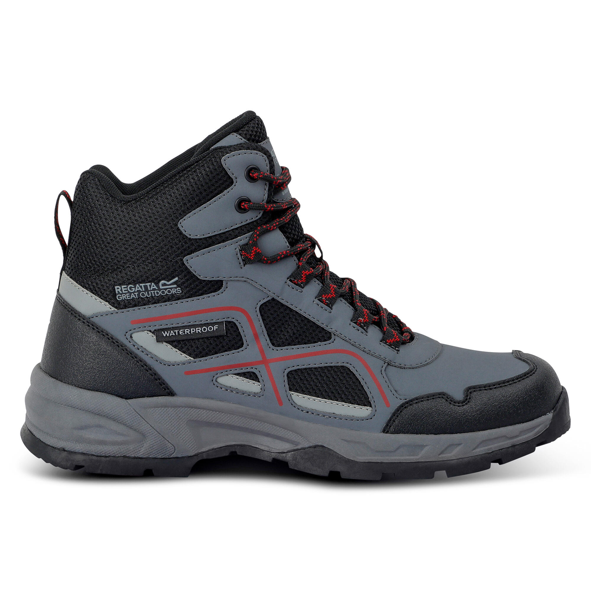 Regatta - Bottes Randonnée - Vendeavour Homme - Chaussures De Sport - Gris|rouge - Decathlon