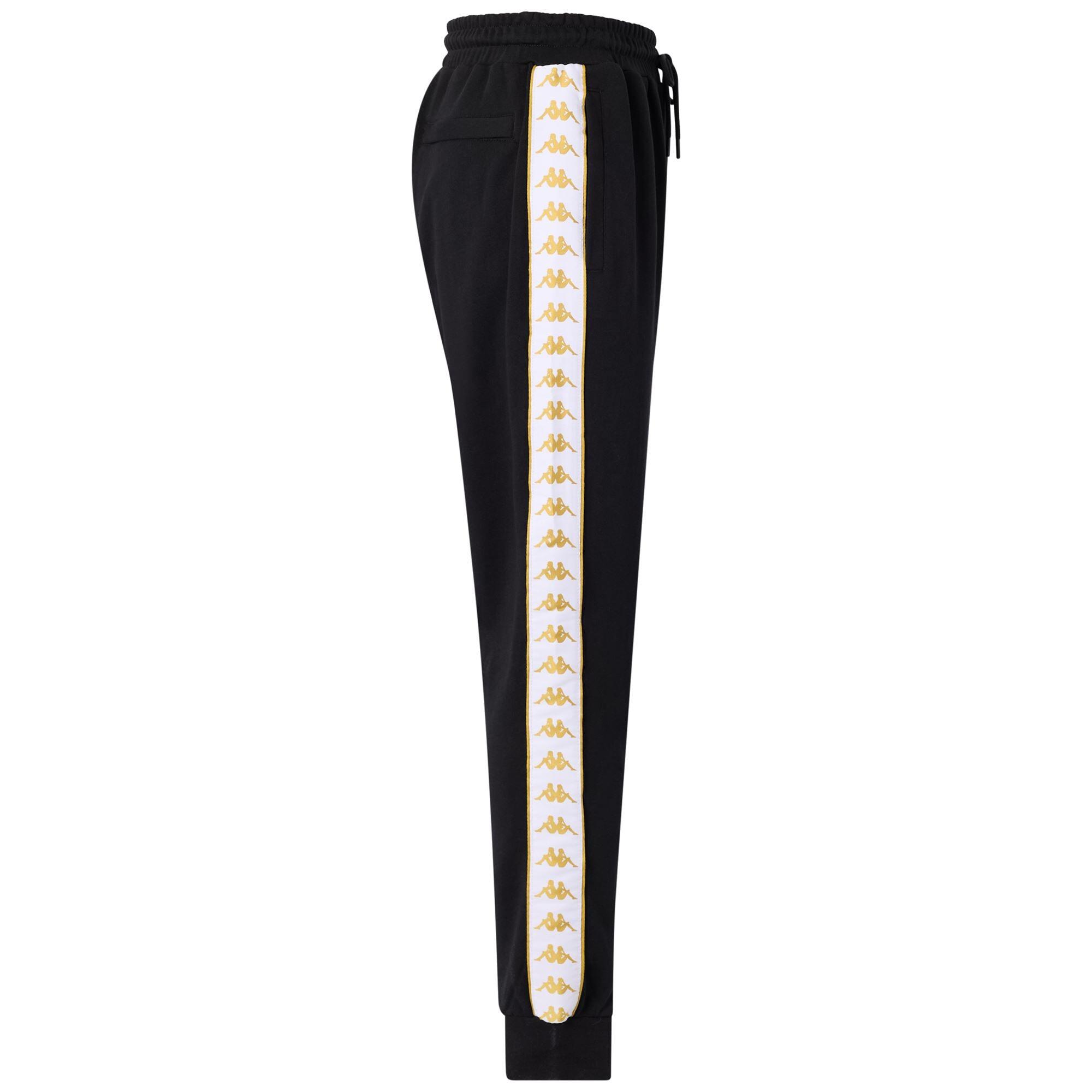 Pantaloni tuta da uomo in cotone nero da streetwear sportivo 2/7