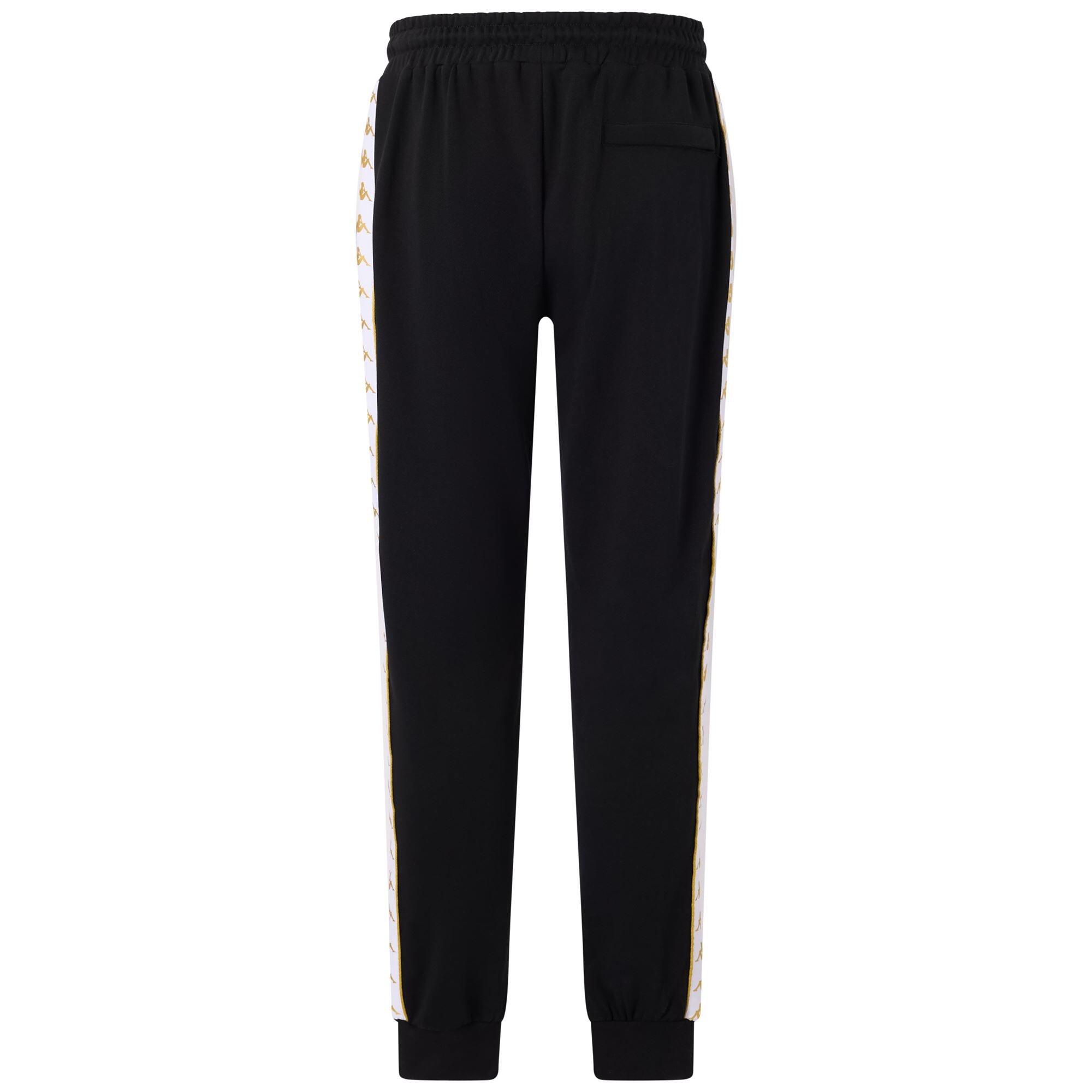 Pantaloni tuta da uomo in cotone nero da streetwear sportivo 3/7