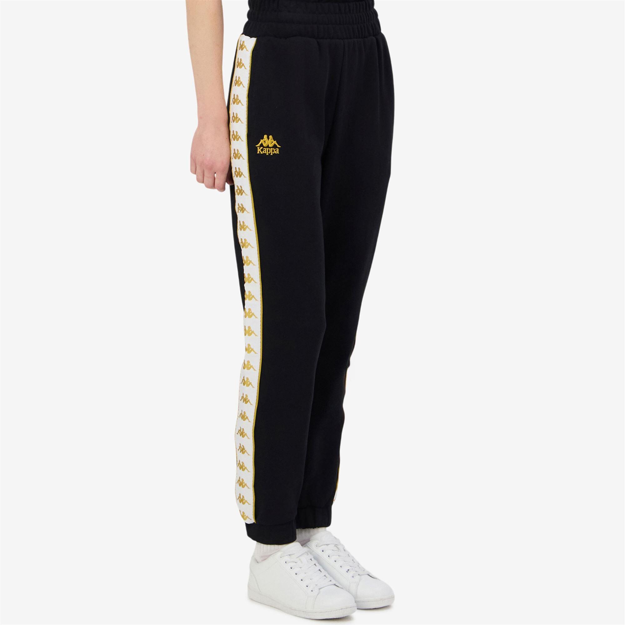 Pantaloni Tuta Kappa 222 Banda Adina 2 – Donna, In Felpa Garzata, Regular Fit, Vita Elastica Con Coulisse, Logo Ricamato