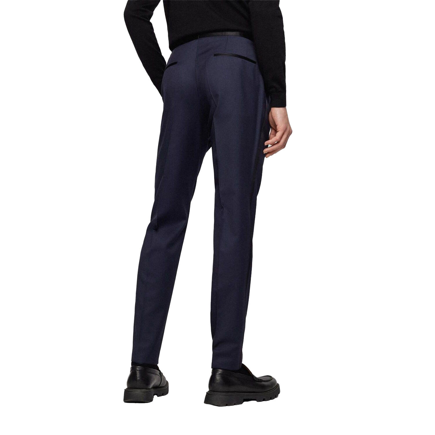 Mens Gilan Trousers (Dark Blue) 2/3