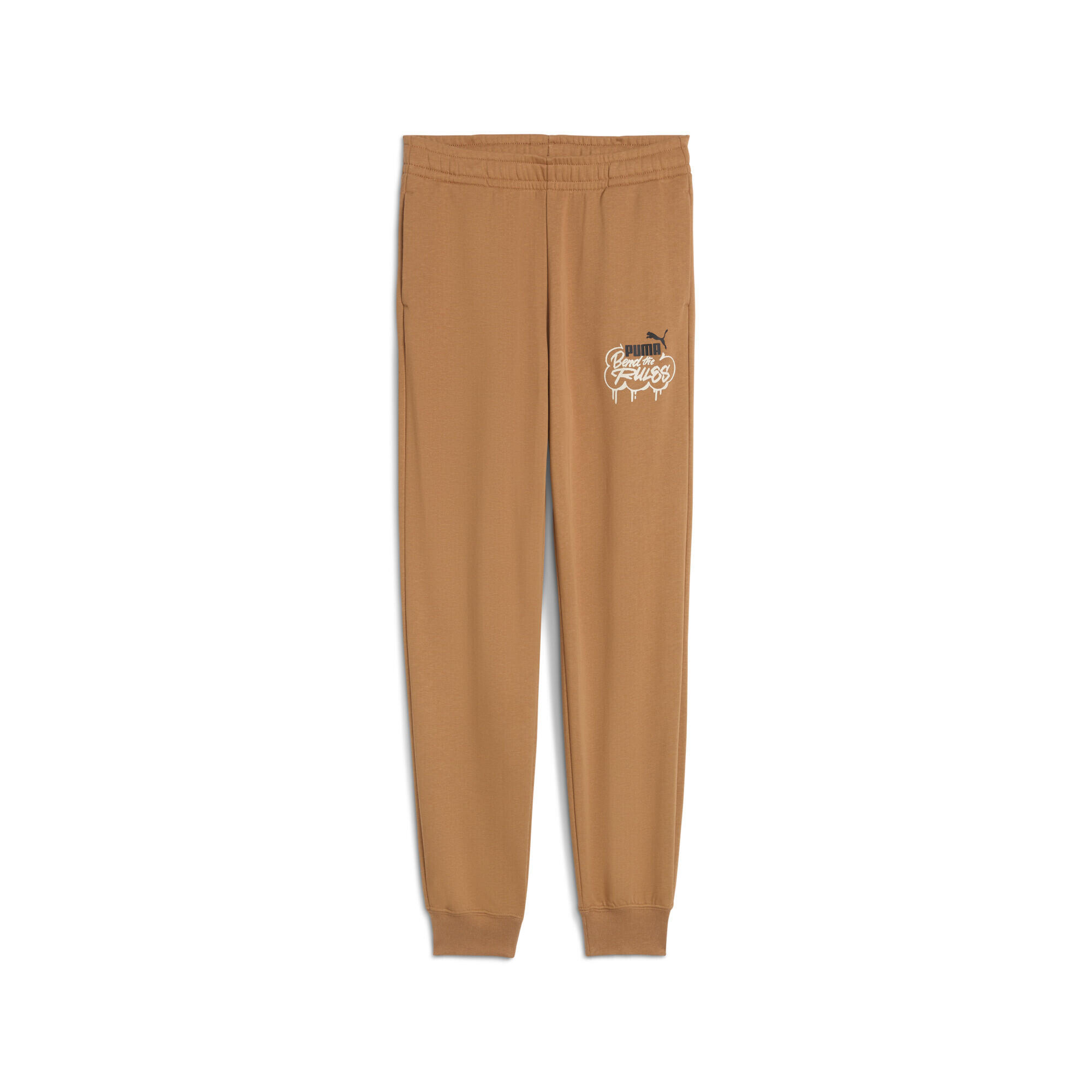 Młodzieżowe spodnie dresowe MID90s PUMA Melted Caramel Brown