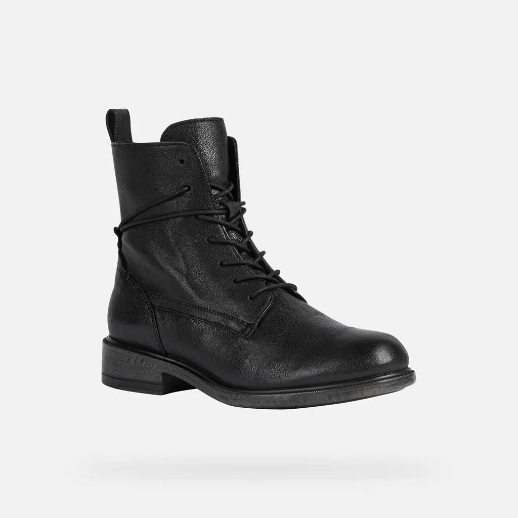 Leather boots woman Geox Catria 5/7