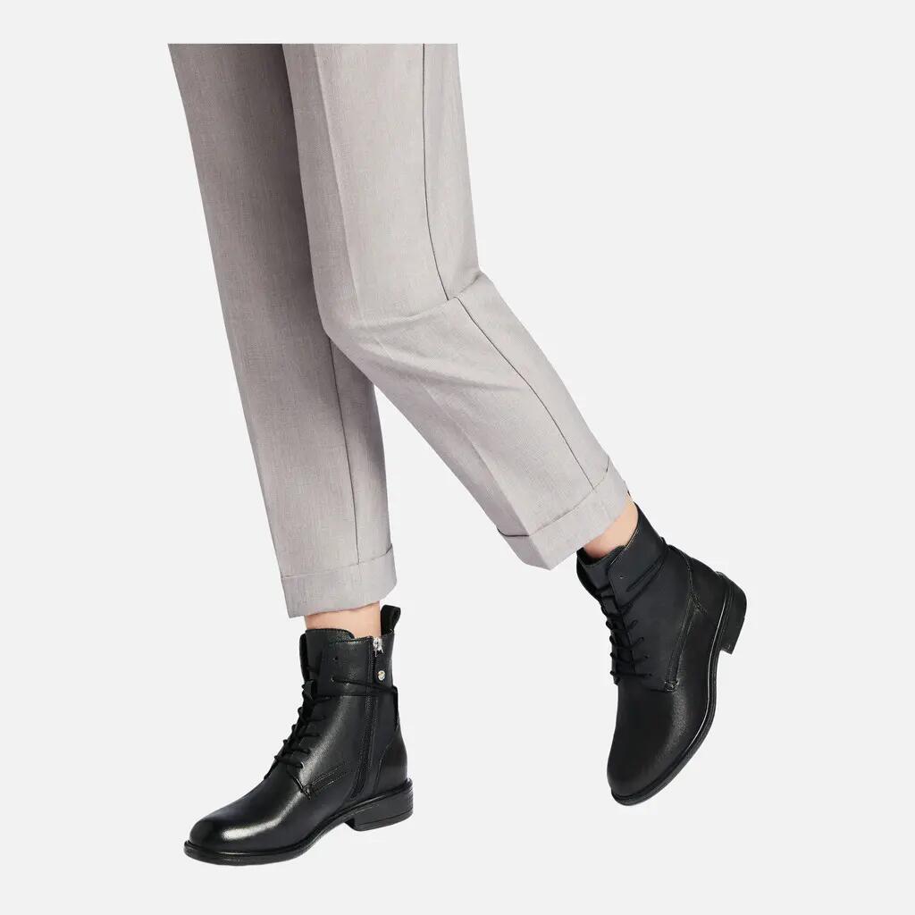 Leather boots woman Geox Catria 3/7