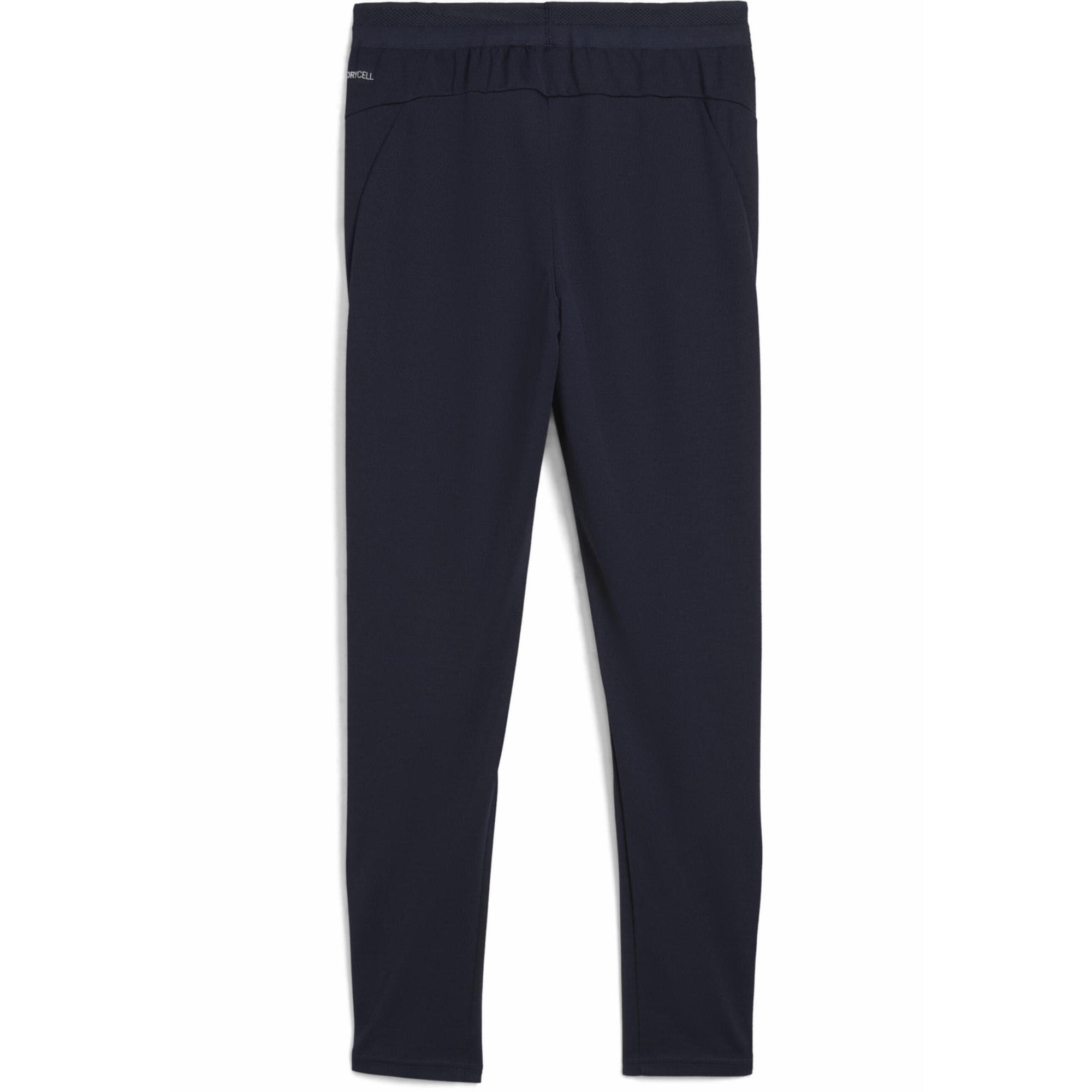 Młodzieżowe spodnie treningowe Manchester City PUMA Deep Navy Blue