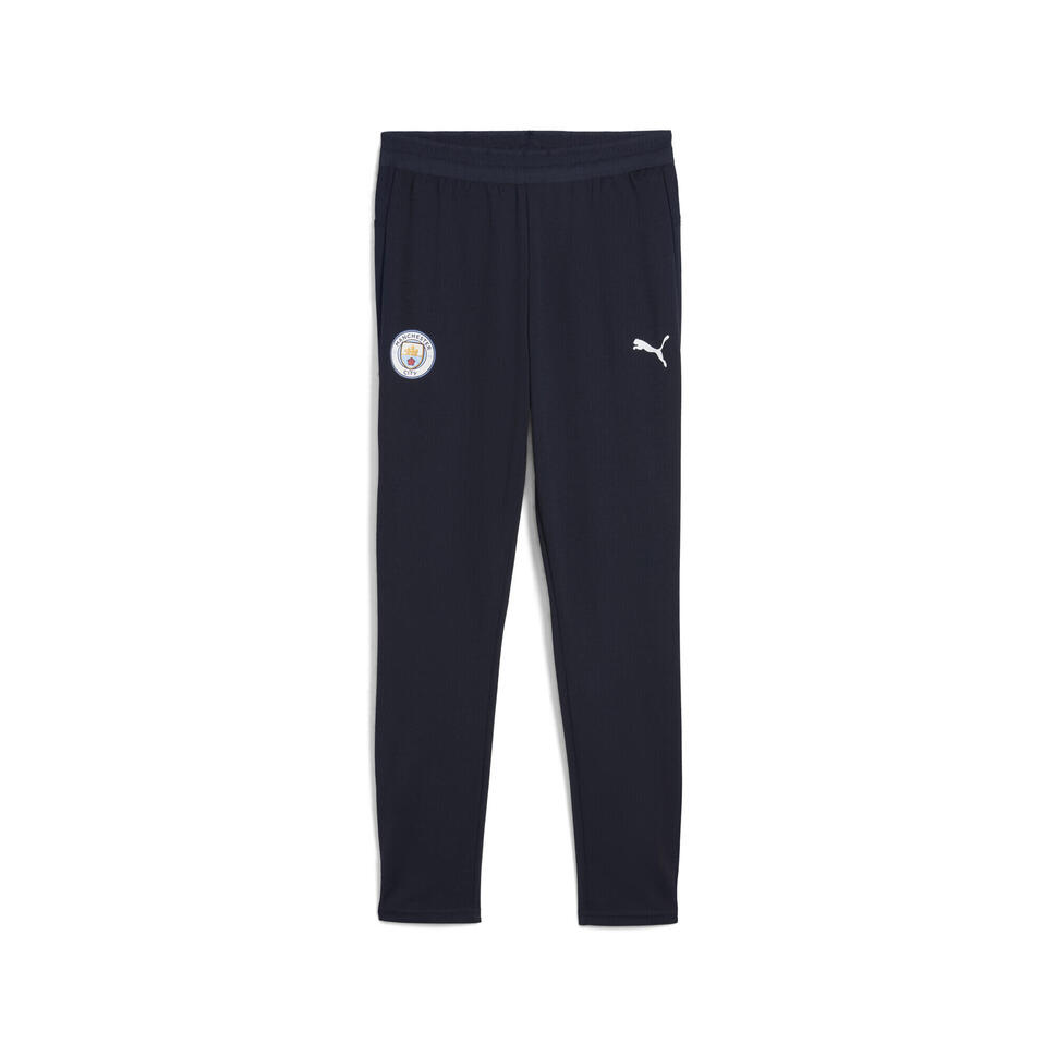 Młodzieżowe spodnie treningowe Manchester City PUMA Deep Navy Blue thumbnail