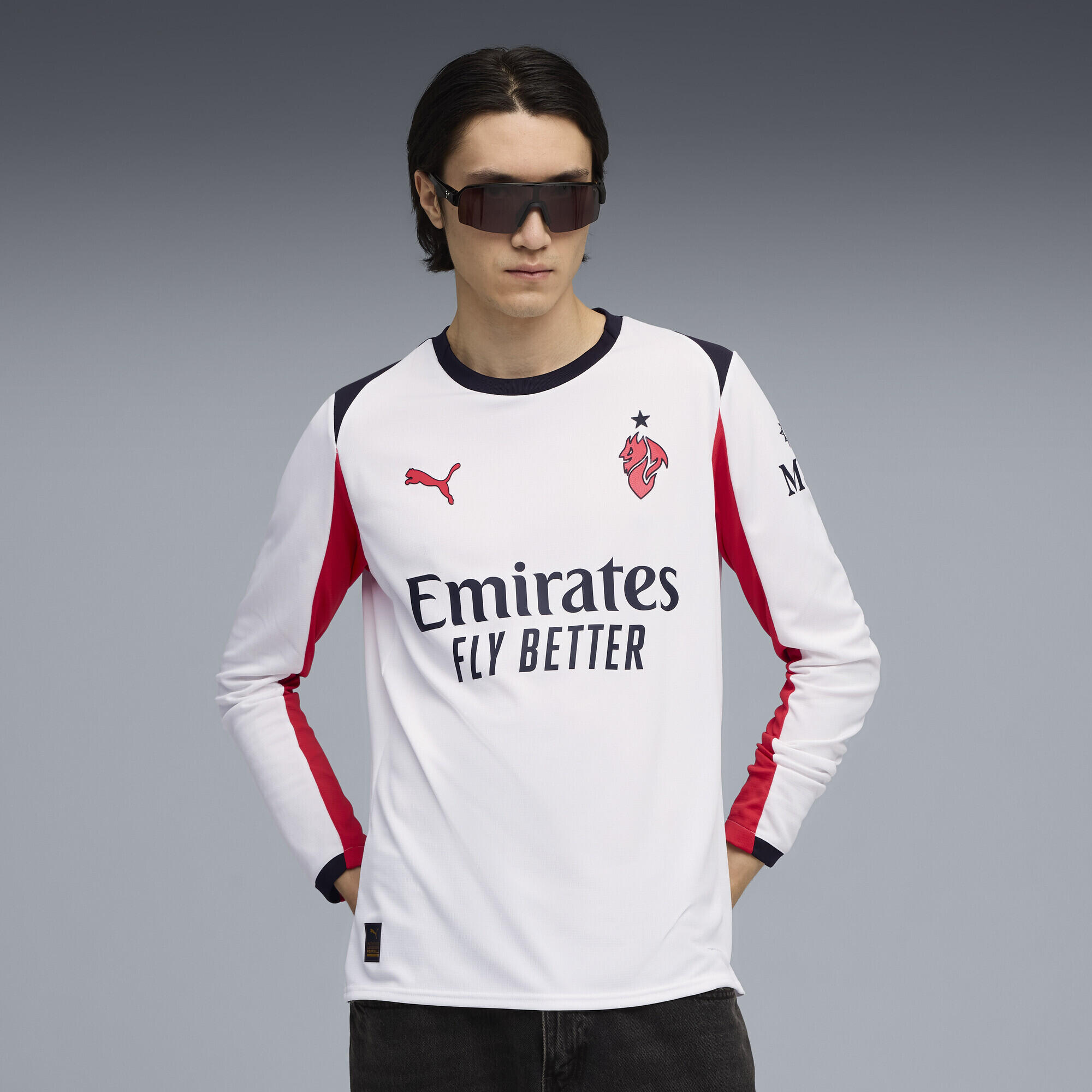 AC Milan 25/26 Langarm-Auswärtstrikot Herren PUMA 2/7