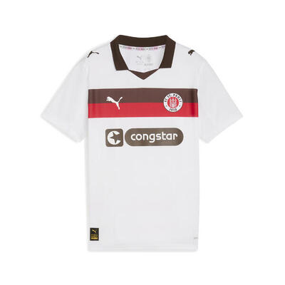 FC St. Pauli 25/26 Auswärtstrikot Jugendliche PUMA White Espresso Brown