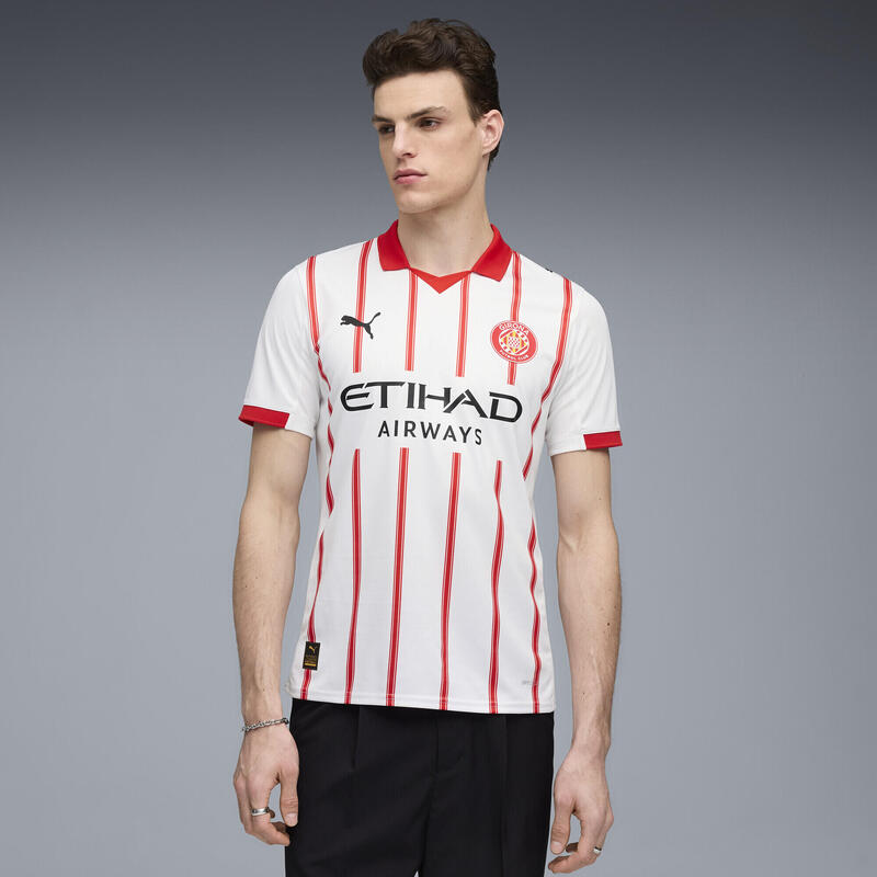 Męska koszulka domowa Girona FC 25/26 PUMA White Red