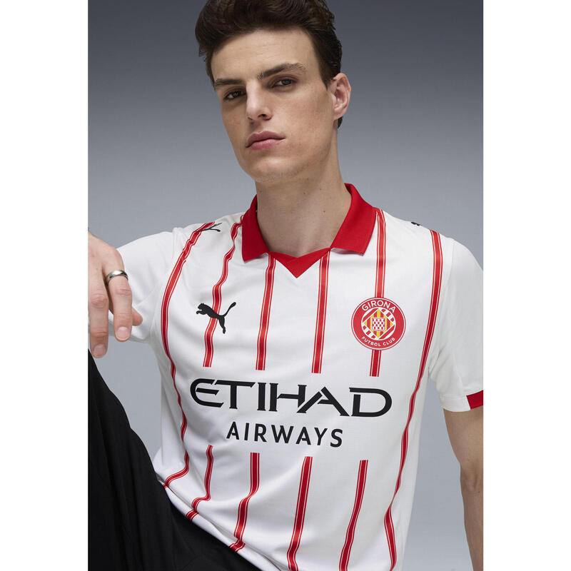 Męska koszulka domowa Girona FC 25/26 PUMA White Red