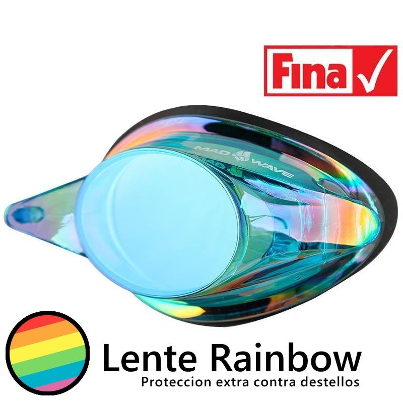 Lentes graduadas para natação streamline rainbow+ esquerda +1.5 hipermetropia