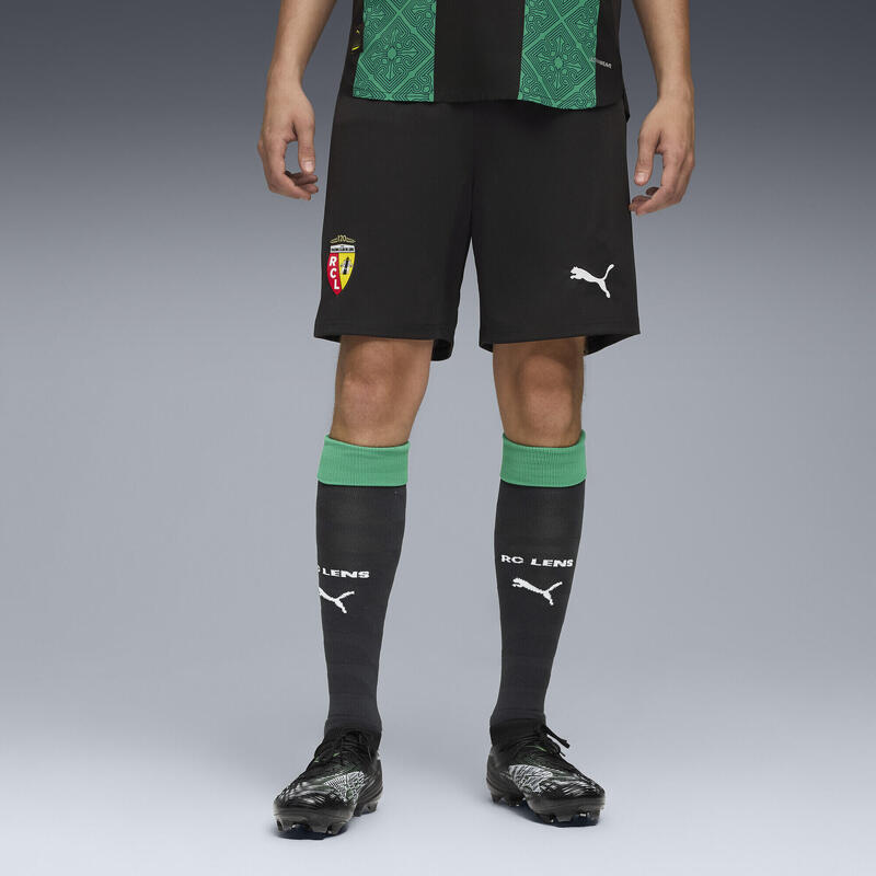 Șort fitness bărbați talie medie, material respirabil Rc Lens 25/26, alb PUMA