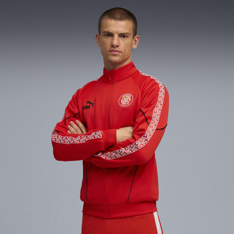 Męska kurtka Gorina FC KING Anthem PUMA Red White