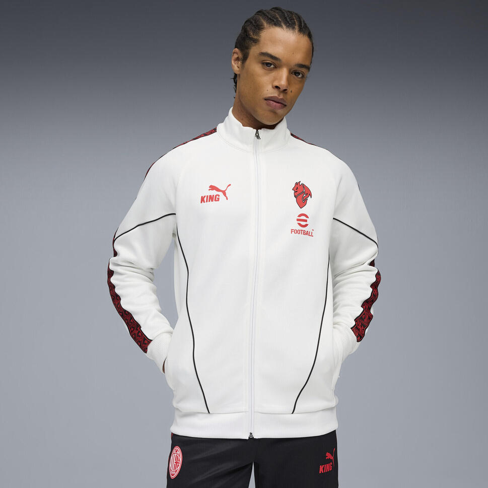 Męska kurtka AC Milan KING Anthem PUMA White For All Time Red