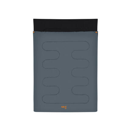 Sac de couchage double Nils Camp Nc2001 Anthracite-Orange