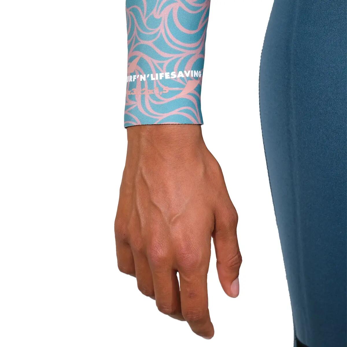 Traje neopreno natación mujer Mellow Sea Chest Zip 3/2 Surf'n'Lifesaving 4/7