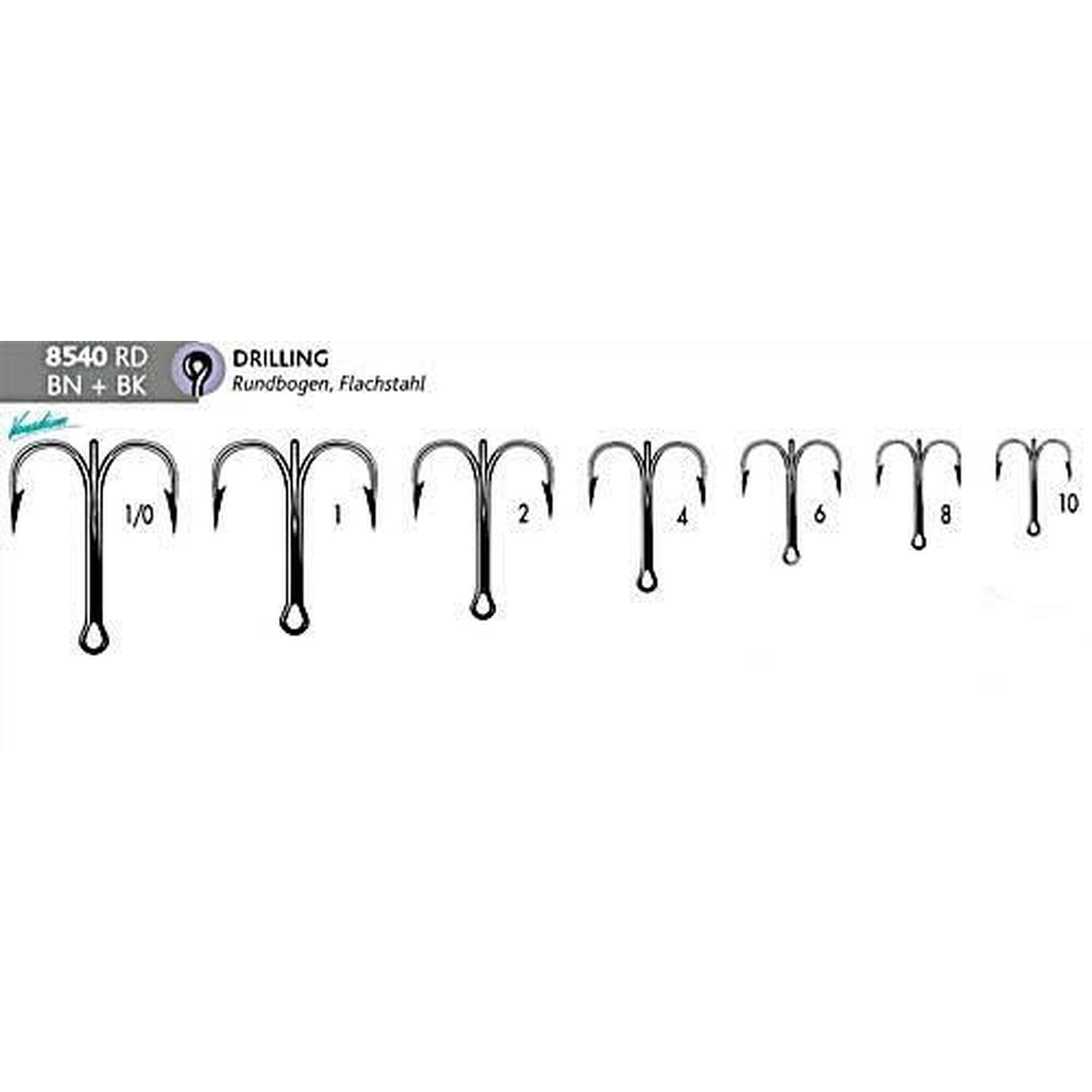 Haken VMC Triple Vanadium® Rond x10 10 | VMC | Decathlon.ch