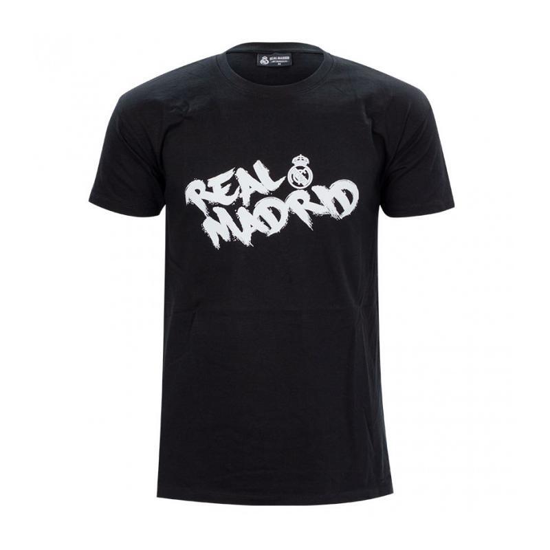 Das minimalistische T-Shirt von Real Madrid – schwarz 1/5