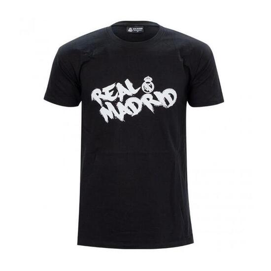 Das minimalistische T-Shirt von Real Madrid – schwarz