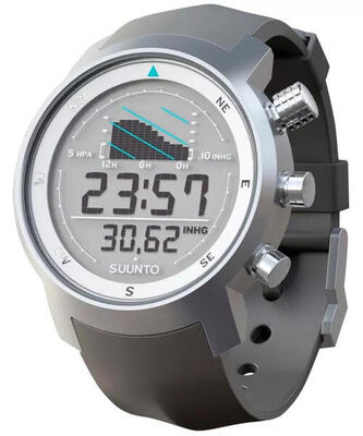 Suunto Elementum Ventus Grau Gummi nautische Uhr