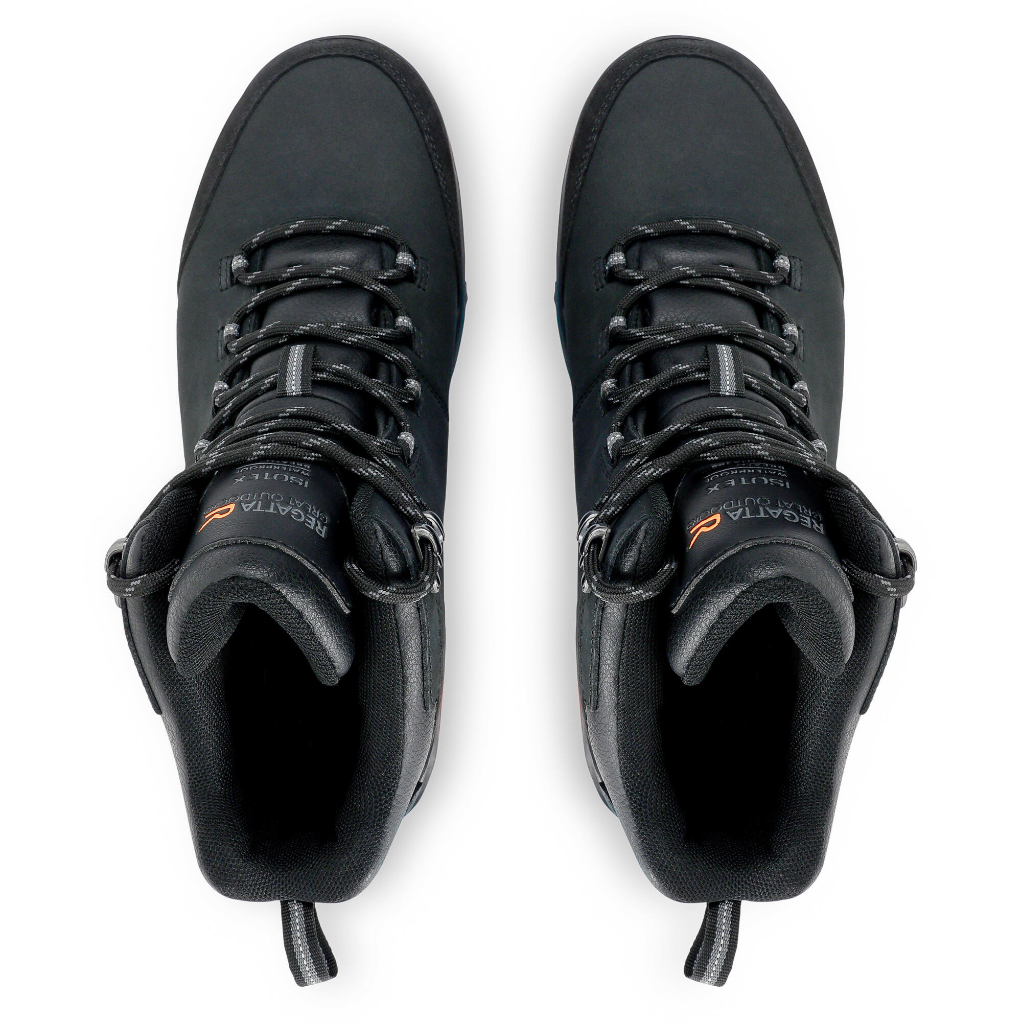 Burrell Leather Mens Waterproof Vibram Hiking Boots REGATTA