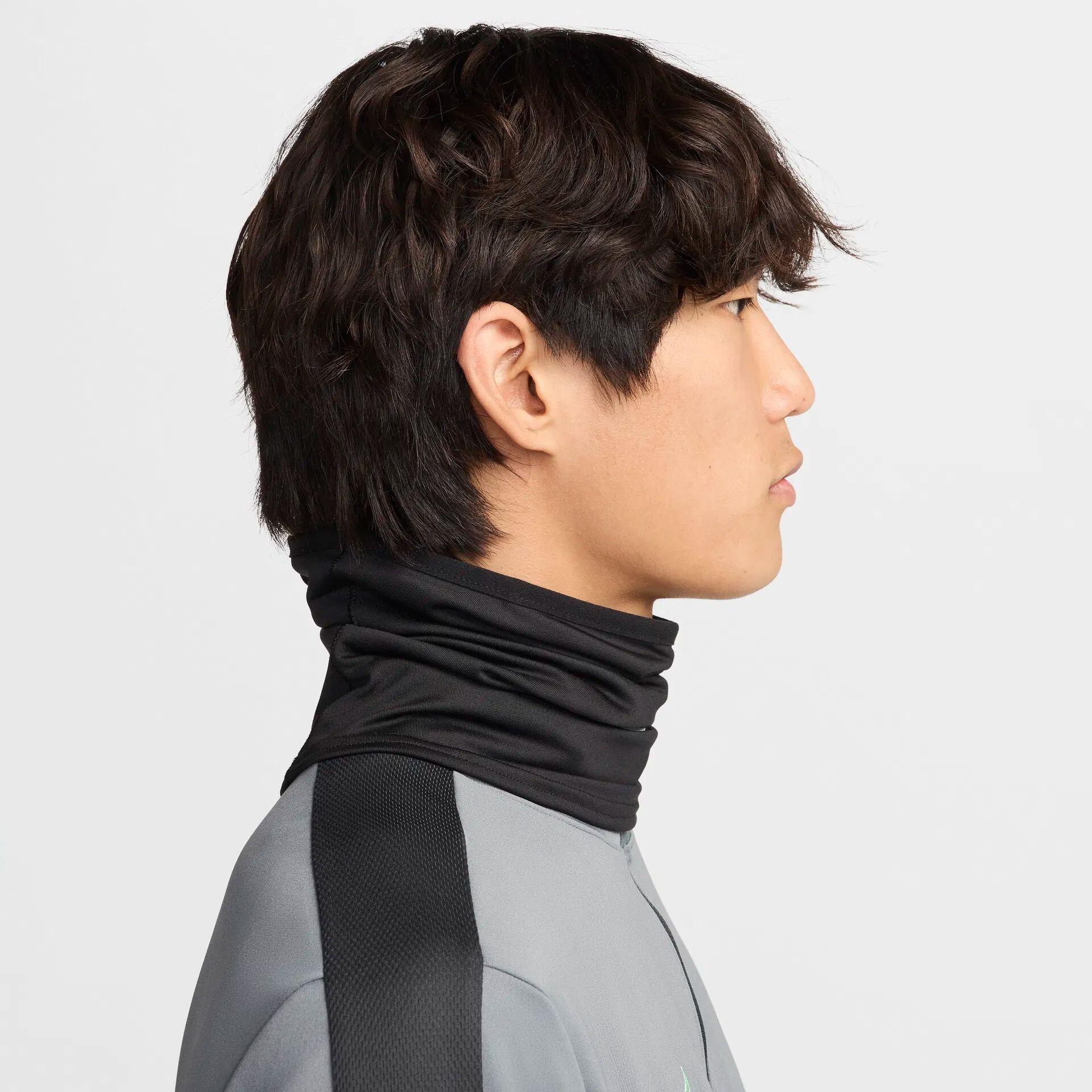 Nike Unisex DriFit Academy Scaldacollo Negro/Blanco - Talla Única 3/4