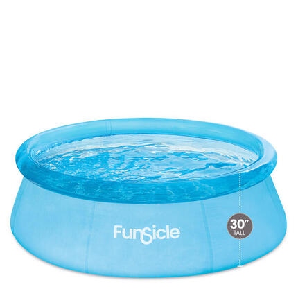 Piscine autoportée transparente Funsicle Ø 2,44 m x 76 cm