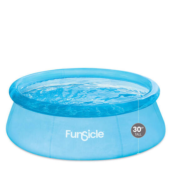 Piscine autoportée transparente Funsicle Ø 2,44 m x 76 cm
