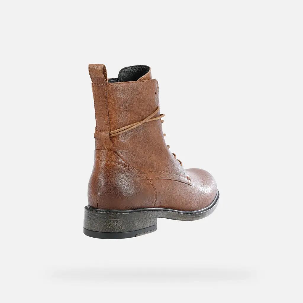Leather boots woman Geox Catria 7/7