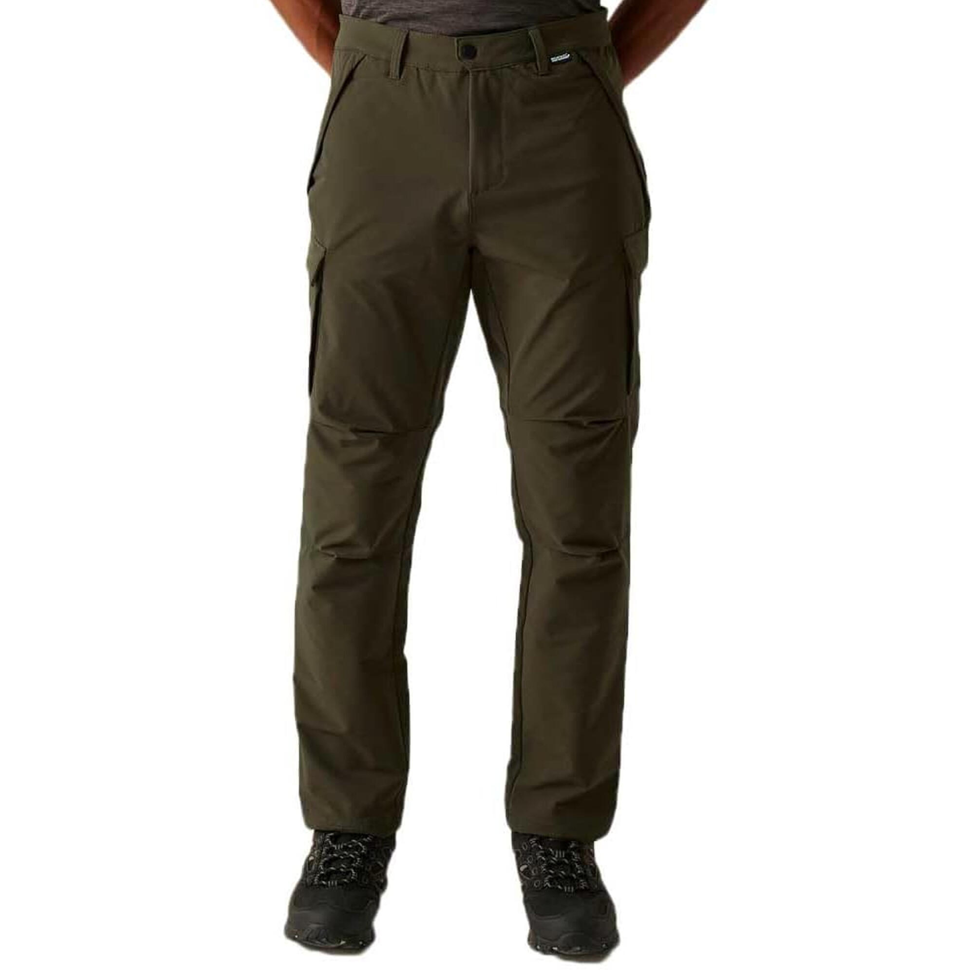 "Questra" CargoHose für Herren Dunkel-Khaki 4/5