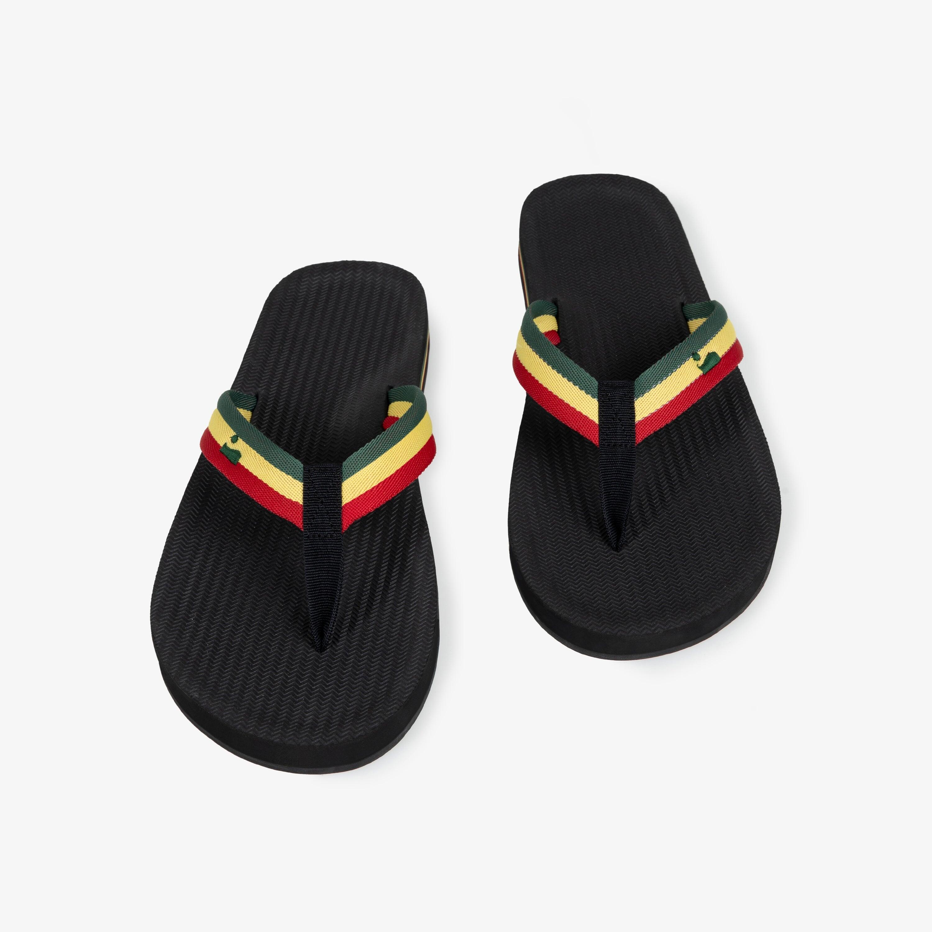 Tongs Homme - Easy Living Reggae Black 3/5