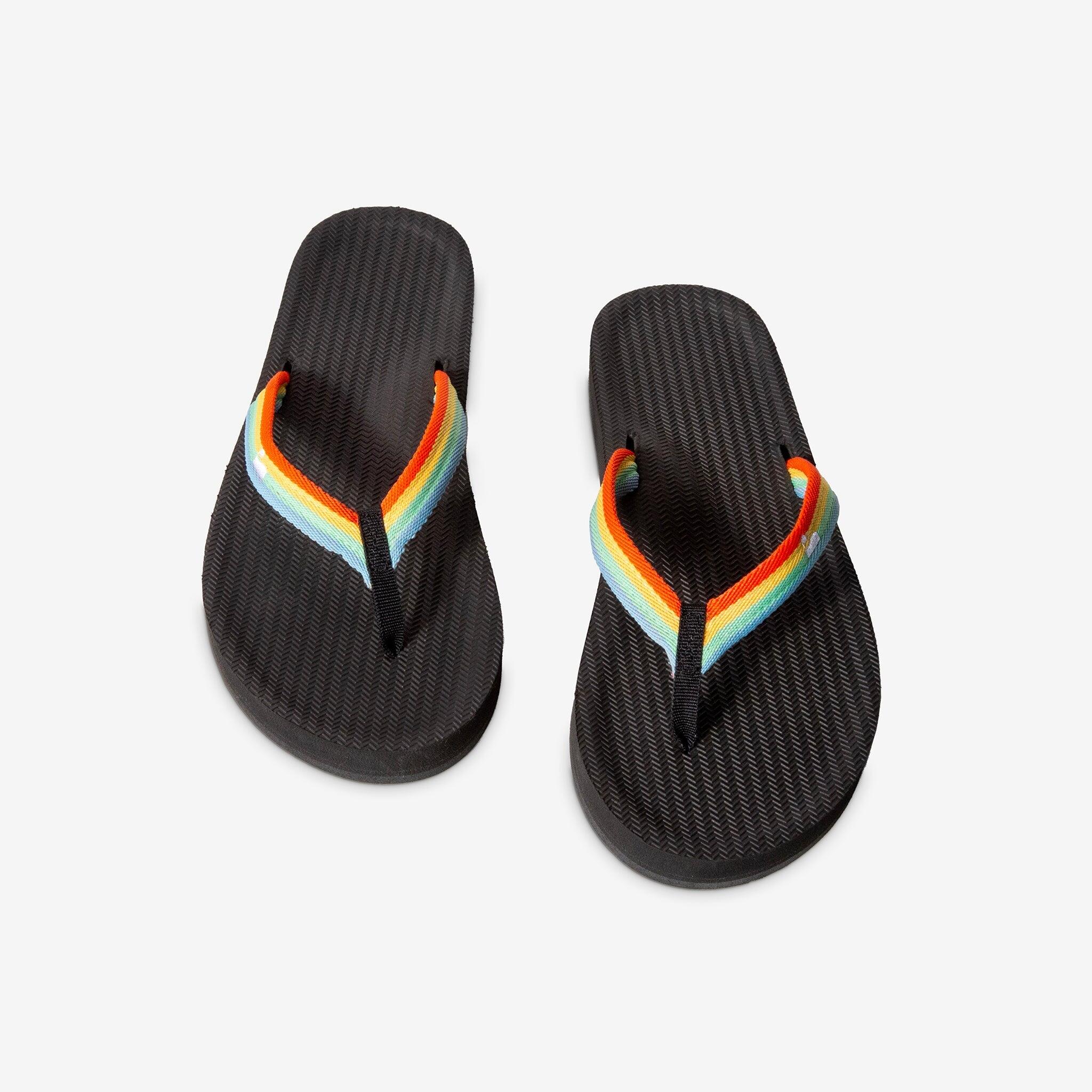 Women's Flip Flops - Easy Living Rainbow 4/7