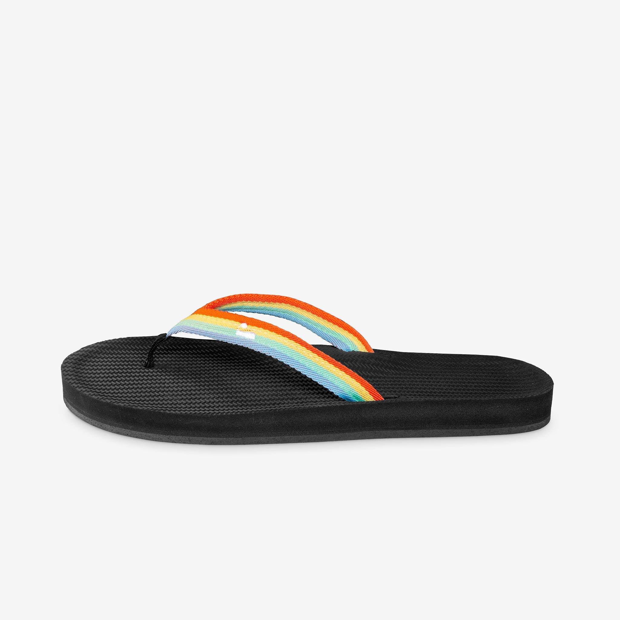 Women's Flip Flops - Easy Living Rainbow 5/7